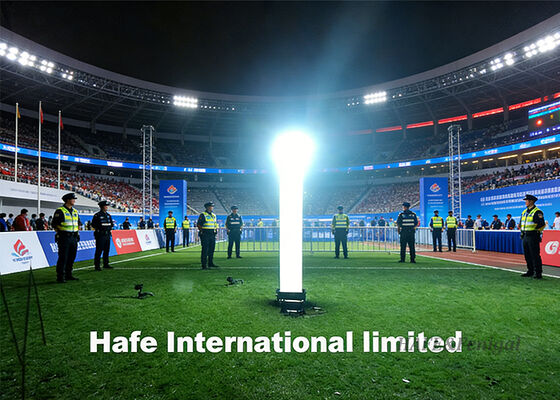 Compact Inflatable Light Tower with AC/DC Dual-Power and Up to 10 Meters Height for Construction and Emergency Lighting