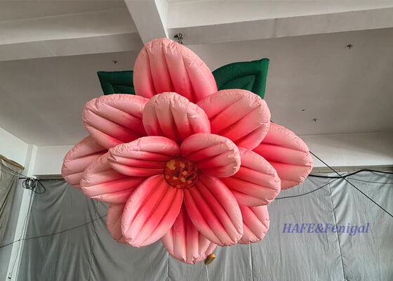 Giant Inflatable Hanging Flowers with Customizable Size and Lightweight Suspension for Reusable Event Decor