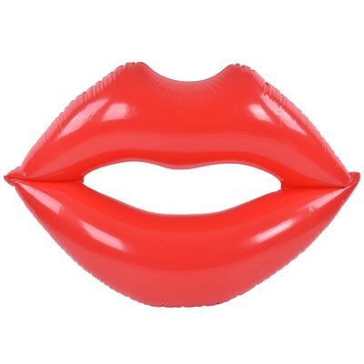 2m Inflatable Red Lips Replica with LED Strips and IP65 Waterproof for Event Branding
