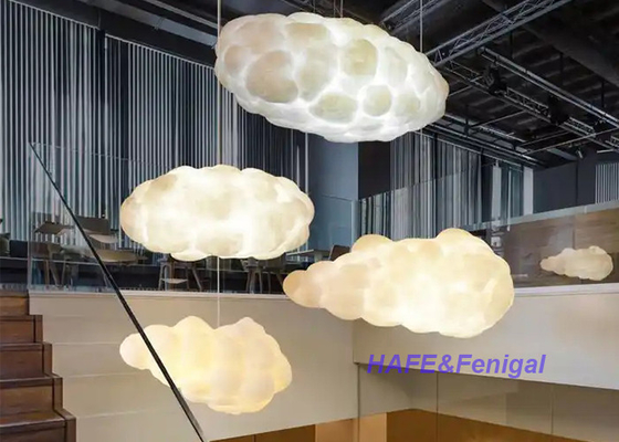White Cloud Chandelier Light For Indoor Living Room Dining Room Led Hanging Modern For Interior Decor