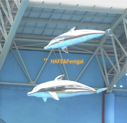 Inflatable Customzied Remote Control Helium Filled Whale And Dolphin Models For Shopping Centre / Mall Opening