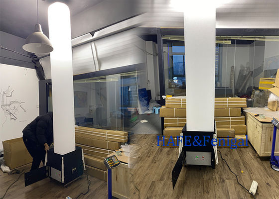 Torre di illuminazione gonfiabile con lampada a ioduri metallici da 1000W, dispiegamento rapido e doppia alimentazione AC/DC per illuminazione di cantiere ed emergenza