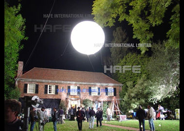 Il pallone gigante dell'elio della luna del LED accende la stampa di seta telecomandata di bianco/RGB Digital
