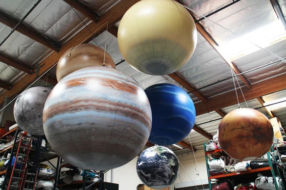 Oxford Cloth Astronaut Moon Inflatable Air Model A Celestial Display of the Eight Planets and Luminous Earth