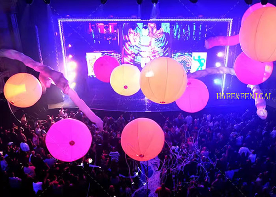 0.5M 0.8M 1M RGB LED Glow Balls per DJ Bar Eventi Concerti Eventi di stadio