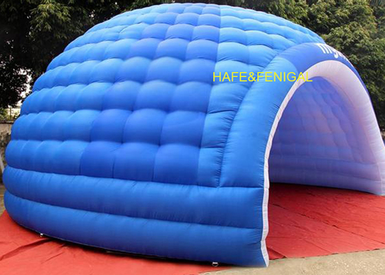 7m X 6m X 4.5m Cupola gonfiabile a colori con illuminazione interna bianca per saloni pop up