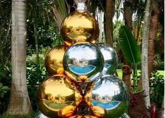 Sfera a specchio gonfiabile gigante adatta per decorazioni di eventi natalizi, festival e matrimoni
