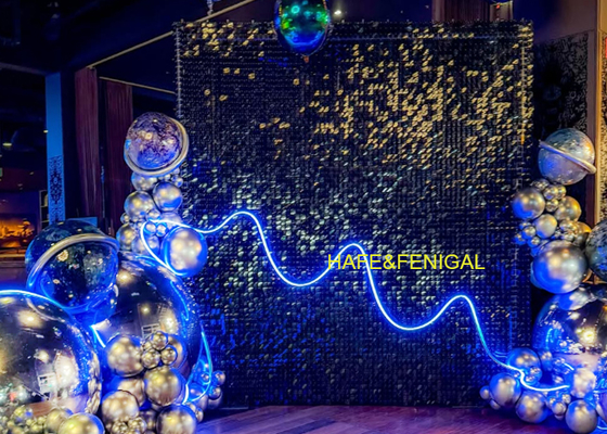 Palloncini a specchio argentati in PVC da 1 metro o 3,3 piedi per organizzatori di eventi e artisti