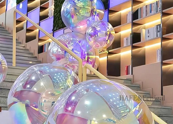 Sfera a specchio gonfiabile personalizzata Palloncino colorato Decorazione Marketing per celebrazioni di festival