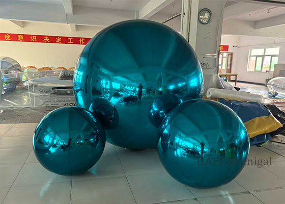 Festive Atmosphere Decoration With Double-Layer Inflatable PVC Mirror Balls In Various Colors