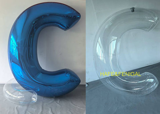 Customizable PVC Letter-Shaped Mirror Balloons For Gatherings or Grand-Scale Productions