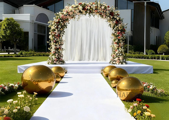 Pallone gonfiabile in PVC a specchio per decorazione atmosferica spaziale