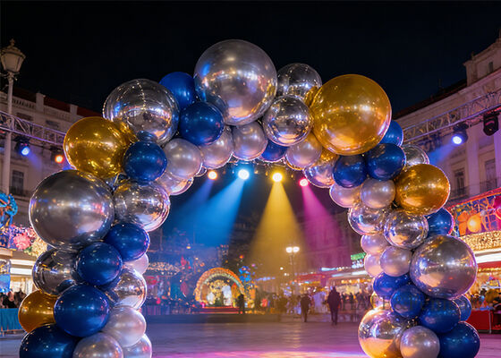 Grandi pvc gonfiabili palloncini da specchio adatti ad eventi feste sul palco pubblicità e decorazioni per spettacoli