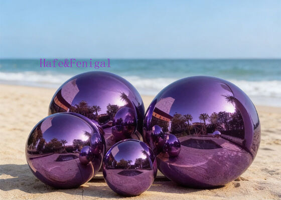 Grande sfera a specchio gonfiabile con lucentezza metallica per decorazioni visive ed esposizioni