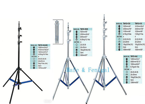 TMYD & TMF & TDMF serie portatili professionisti palloncino supporti di luce