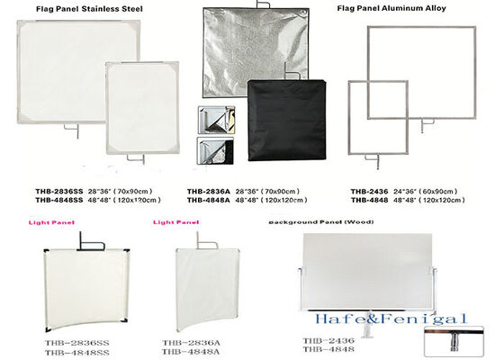 THB & TM Series: Professional Flag Panels, Light Panels & Wooden Background Stands