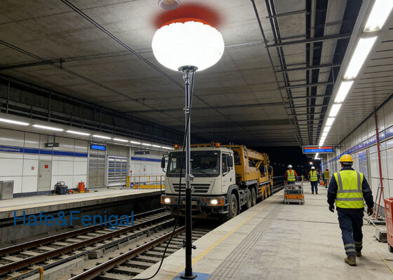 1000W di sicurezza e di salvataggio di palloni di luce di alta intensità 120 × 65 cm sistema per militari, grandi eventi e infrastrutture critiche