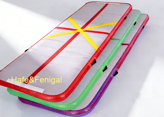 Materassino gonfiabile DWF per palestra – Pista ad aria professionale spessa 10 cm per ginnastica, HIIT e educazione fisica scolastica