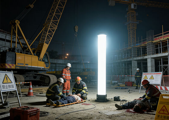 Torre Luminosa Gonfiabile Compatta con Tecnologia di Gonfiaggio Rapido e Luci LED a Lunga Durata per Uso Esterno Versatile