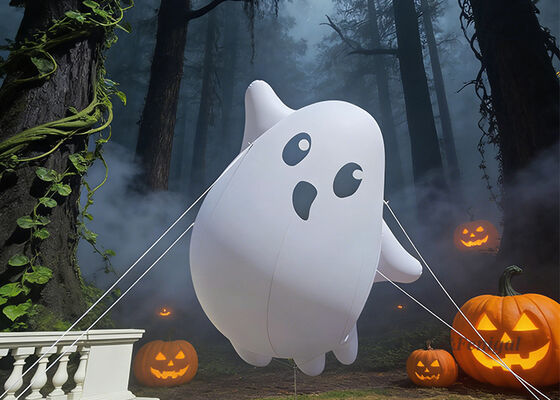 Custom Inflatable Ghost Balloons With Built-In Fans Are Suitable For Event Decoration