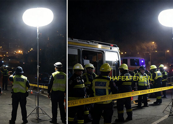 Pallone di illuminazione di sicurezza a LED di 400W certificato CE con illuminazione senza riflessione a 360° per la sicurezza industriale