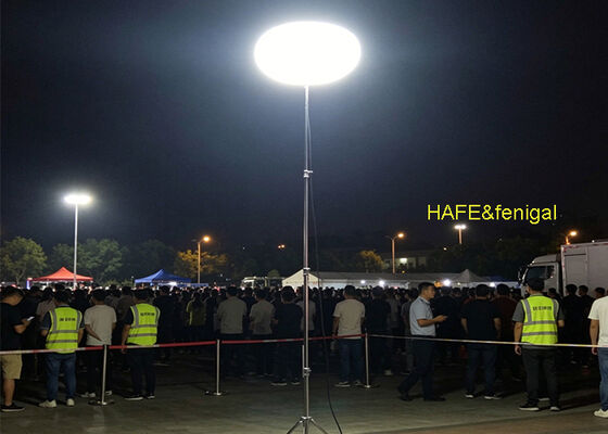 Illuminazione a pallone Sun LED1200DAP: 1200W ad alta potenza, 180.000 lumen, controllo DMX per soccorso d'emergenza