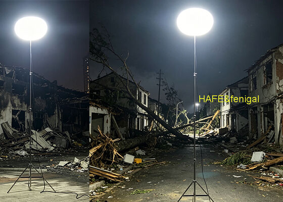 Sun LED80DC AP Luce a Pallone - Luce di Soccorso Portatile a LED da 80W con 12.000 Lumen e Funzionamento Silenzioso