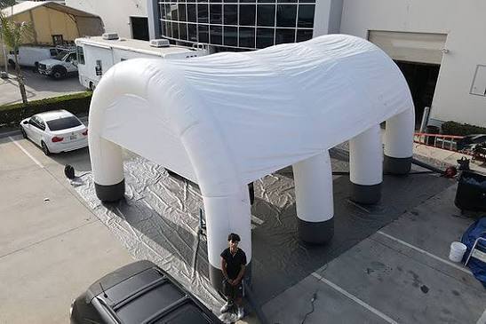 Tenda gonfiabile facile da installare struttura leggera soluzione perfetta per rifugi temporanei attività e eventi all'aria aperta