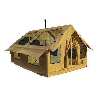 Tenda pneumatica impermeabile con installazione rapida e due lucernari per eventi all'aria aperta