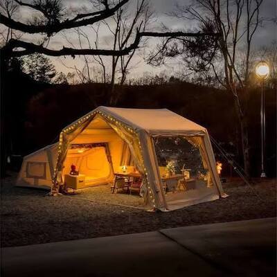 Tenda gonfiabile ad aria, durevole, portatile, facile da montare, design impermeabile, ideale per eventi all'aperto, campeggio e soluzioni di riparo di emergenza