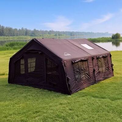 Tenda gonfiabile ad aria resistente, riparo portatile impermeabile progettato per eventi di campeggio all'aperto, emergenze e facile montaggio gonfiabile