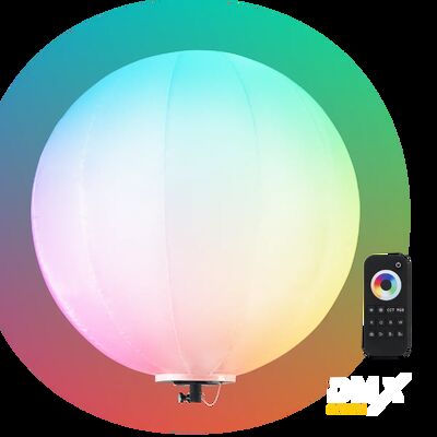 Luce LED bianca dimmerabile da 400W a forma di pallone per decorazioni di eventi festivi e display luminosi gonfiabili a pallone