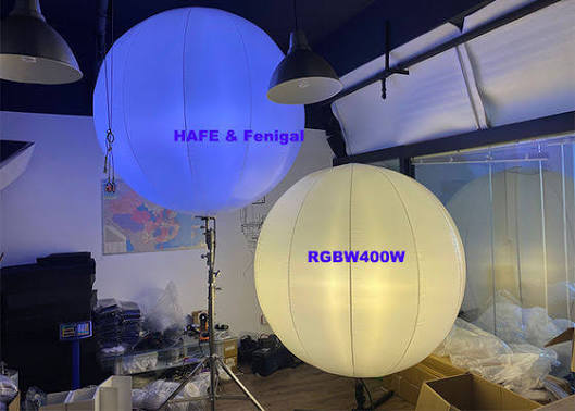 Pallone LED con controllo DMX da 400W, logo personalizzato, luce LED gonfiabile per eventi di marca
