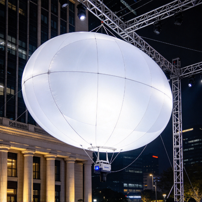 Illuminazione a pellicola ellittica dimmerabile da 4,8 kW, luce a pallone LED per illuminazione architettonica